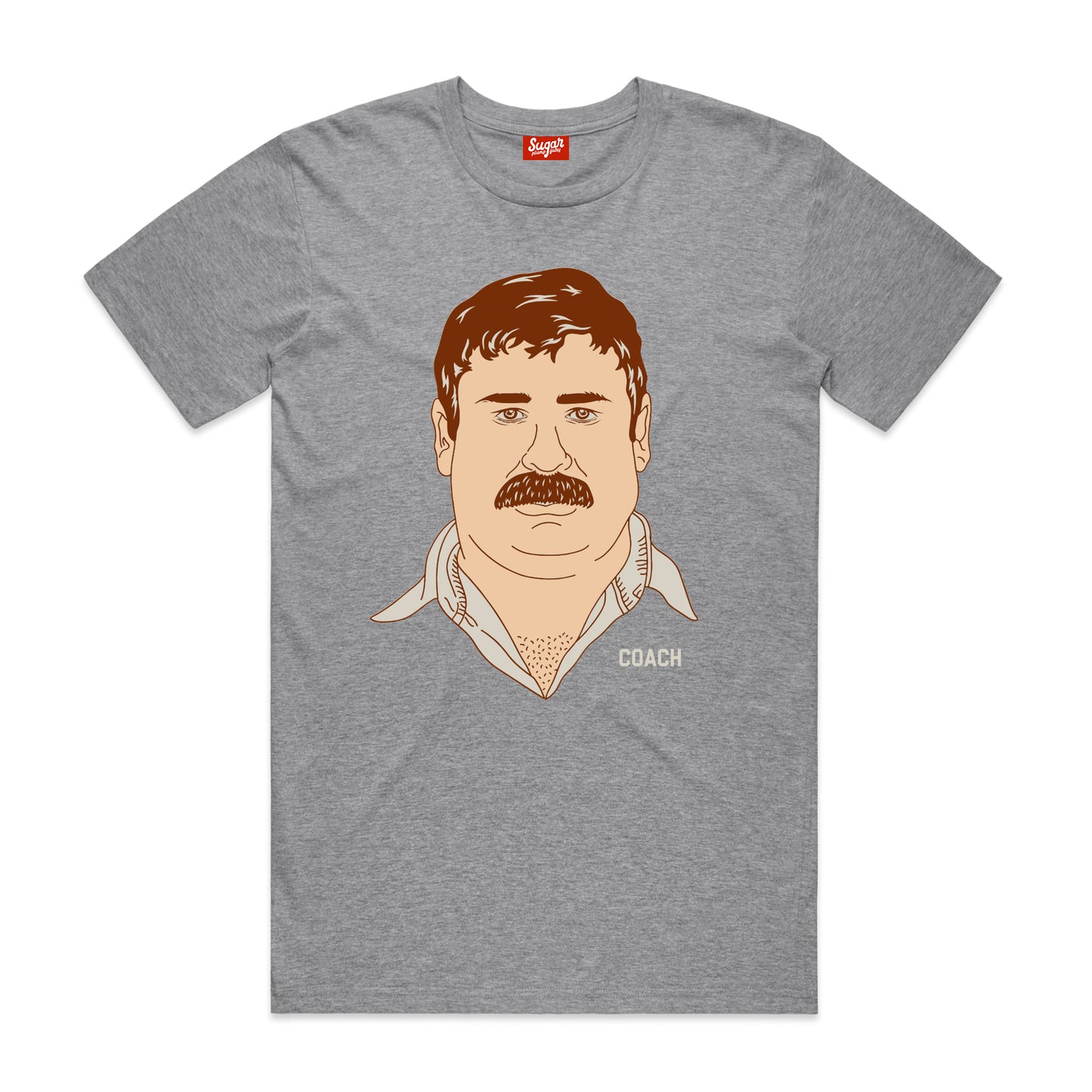 Coach Kev (The Big Game) Grey Marle (4XL & 5XL ONLY)