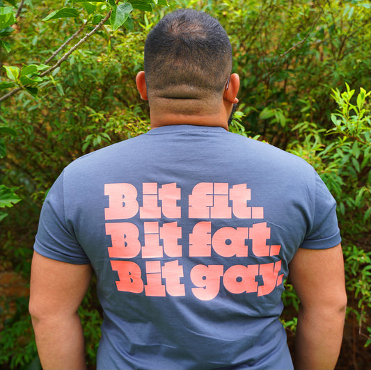 Bit Fit, Bit Fat, Bit Gay (Blue)