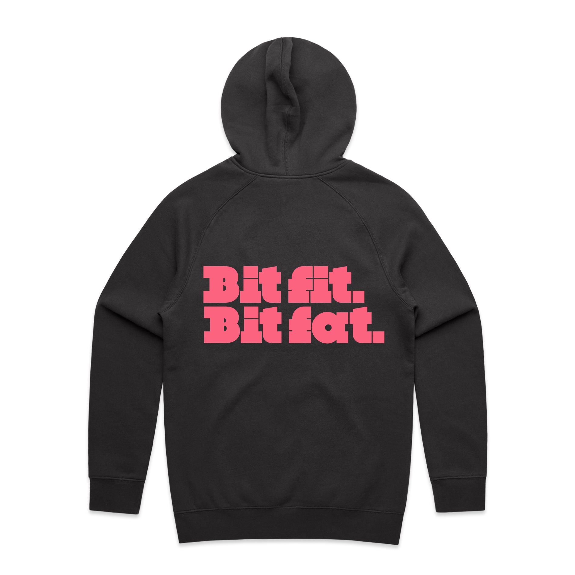 COAL Bit Fit Bit Fat Hoodie (Pink print)  by Sugar Plump Fairy