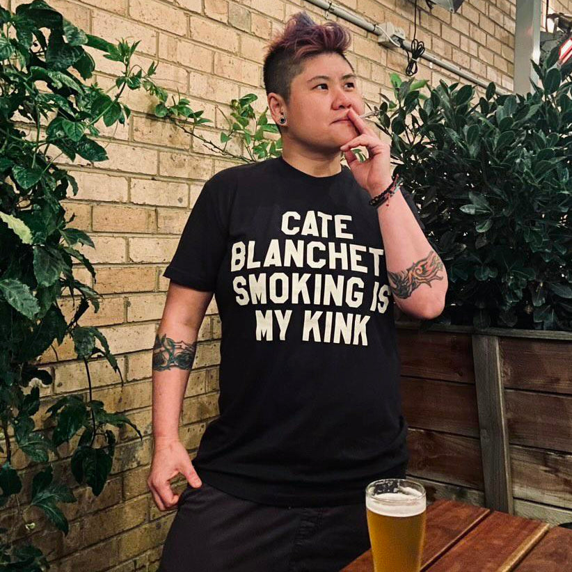 Cate Blanchett Smoking is my Kink (Femme cut)