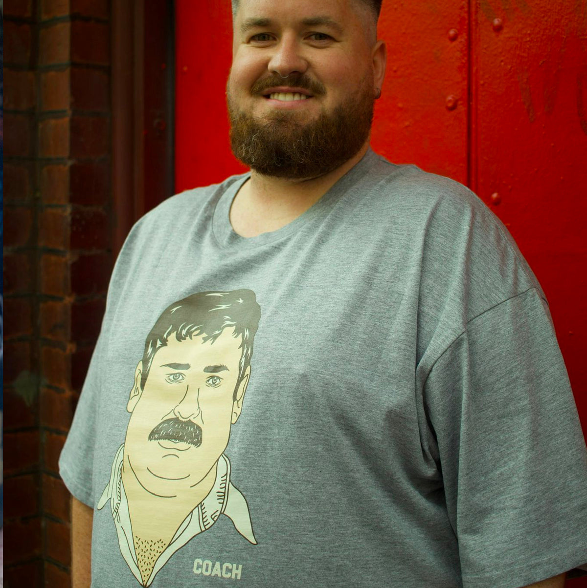 Coach Kev (The Big Game) Grey Marle (4XL & 5XL ONLY)