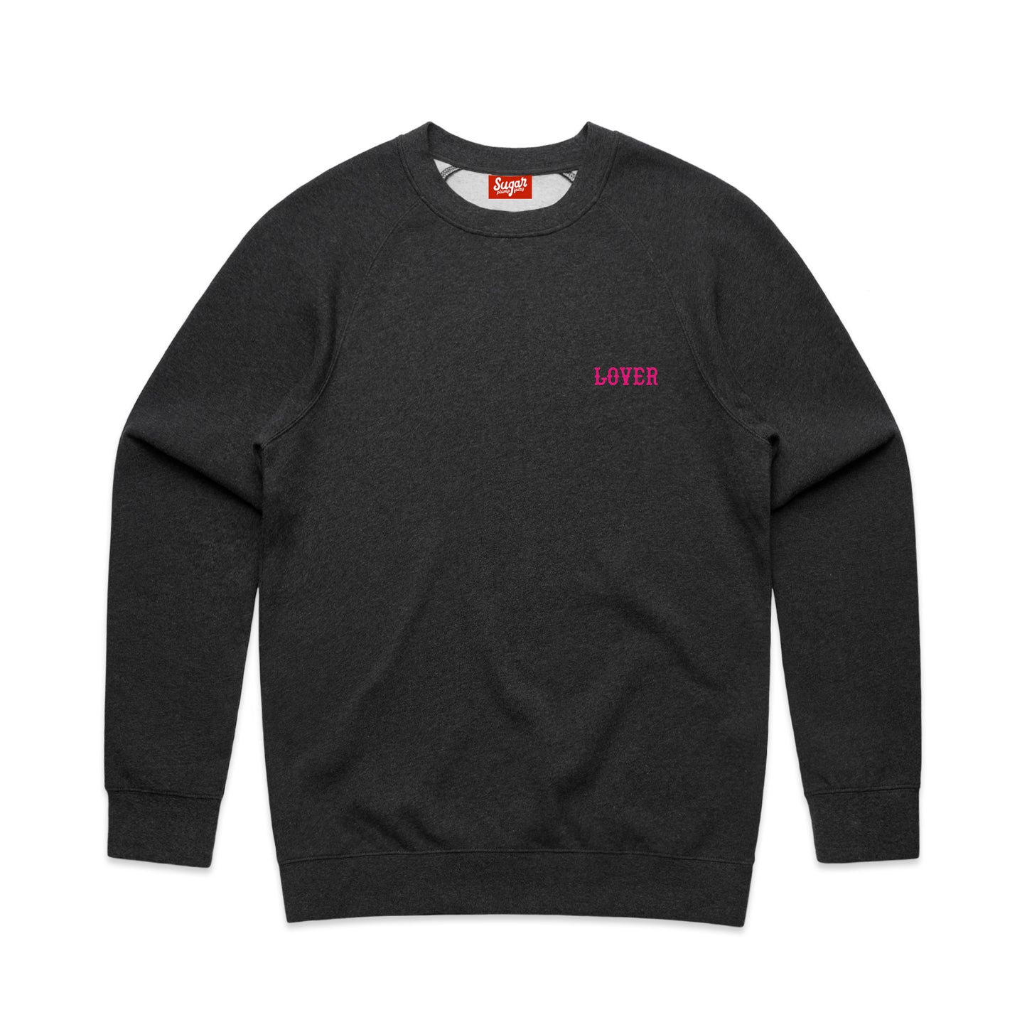 For the Lovers jumper (Asphalt Marle) (Embroidered)