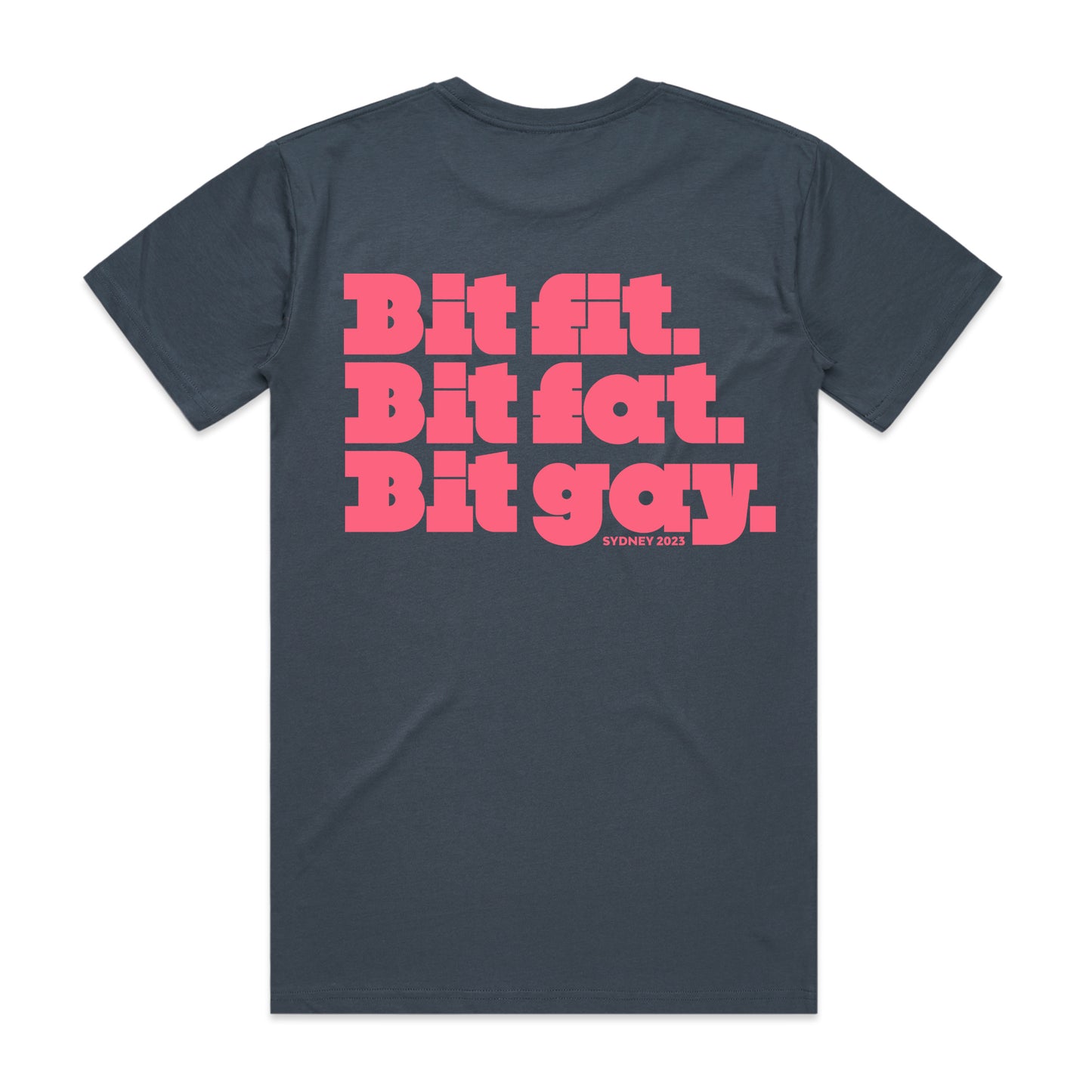 Bit Fit, Bit Fat, Bit Gay (Blue)