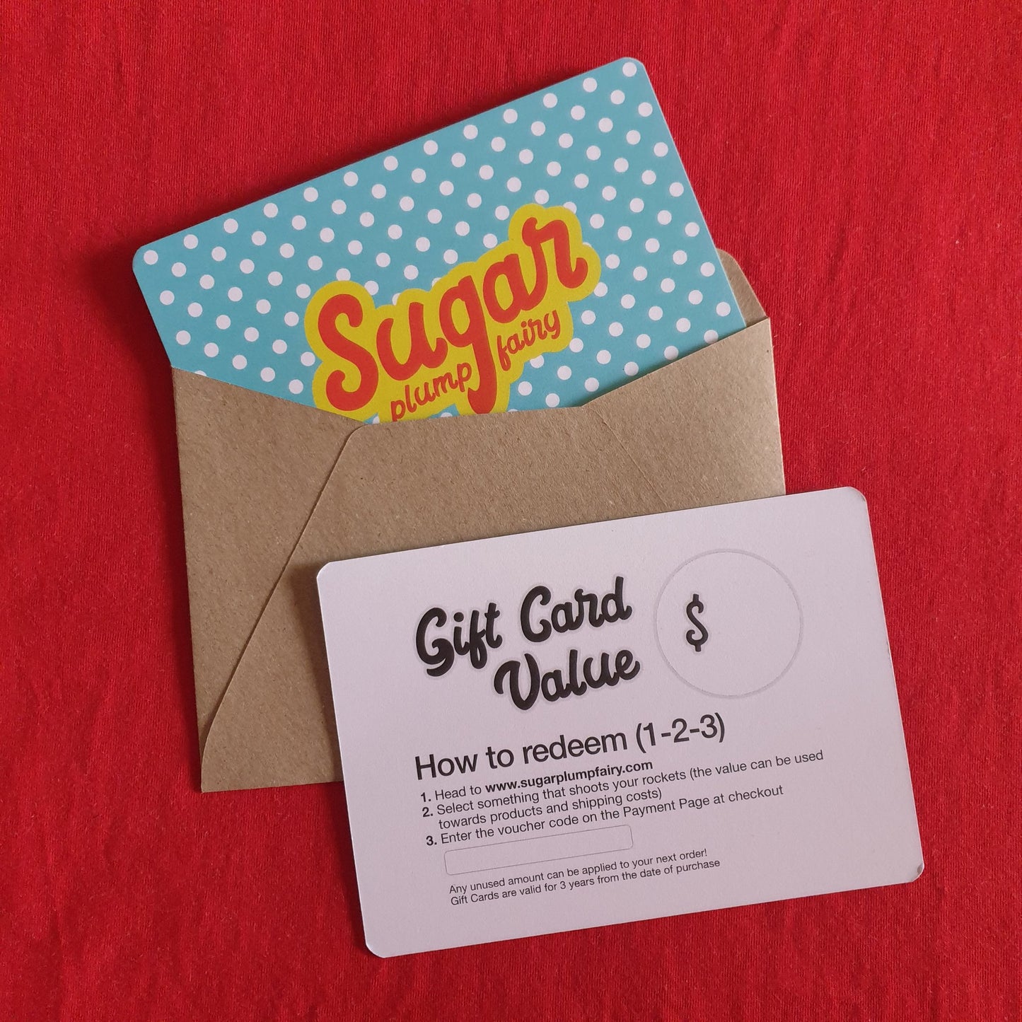 Sugar Plump Fairy Gift Cards (Printed)