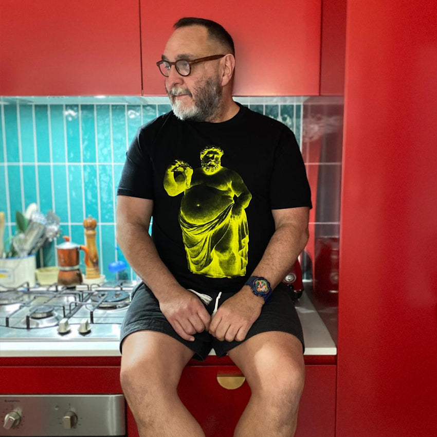 NEW: Meatlovers Supreme (Lime print) (Tees & Tanks)