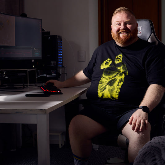 NEW: Meatlovers Supreme (Lime print) (Tees & Tanks)